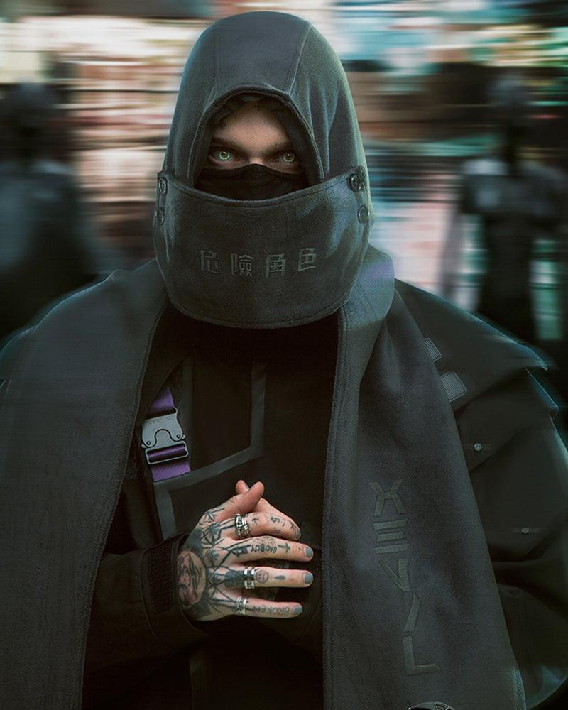 Cyberpunk Assassin Ninja Scarf And Mask