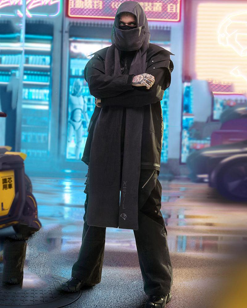 Cyberpunk Assassin Ninja Scarf And Mask