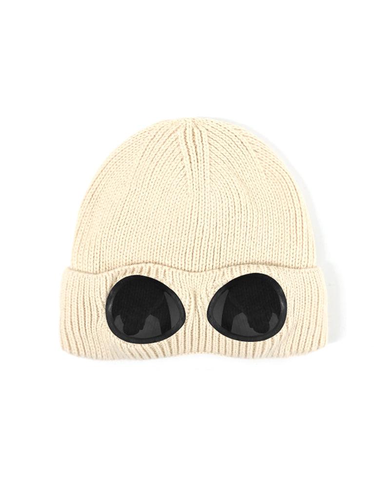 Aviator Sunglasses Knitted Futuristic Hat