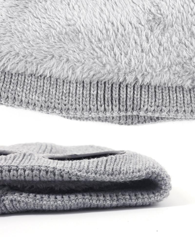 Aviator Sunglasses Knitted Futuristic Hat