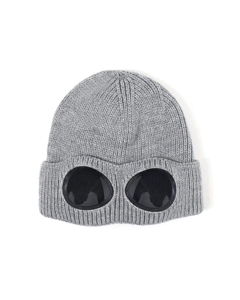 Aviator Sunglasses Knitted Futuristic Hat