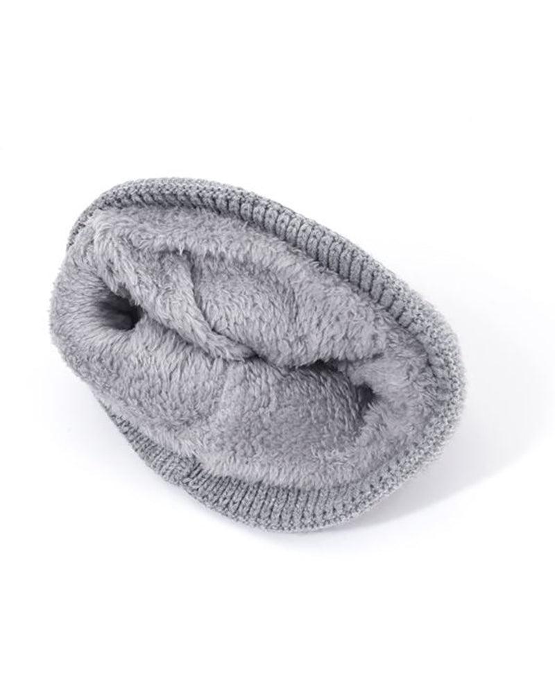 Aviator Sunglasses Knitted Futuristic Hat