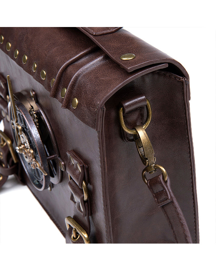 Vintage Steampunk Clock Design Handbag