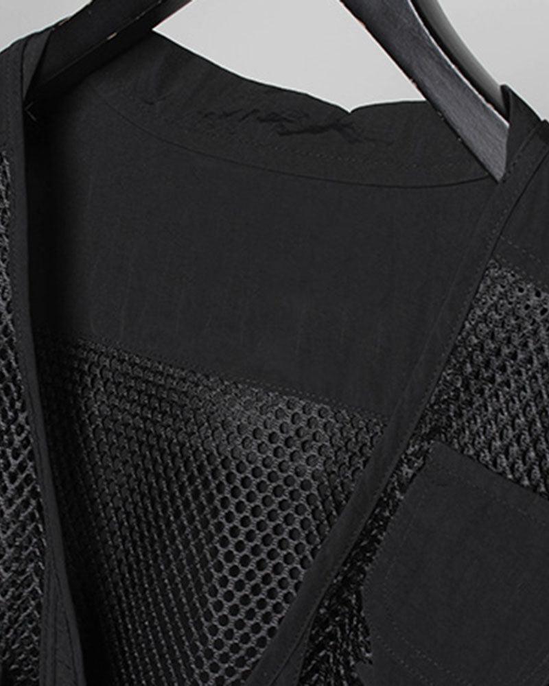Fishnet Cargo Vest