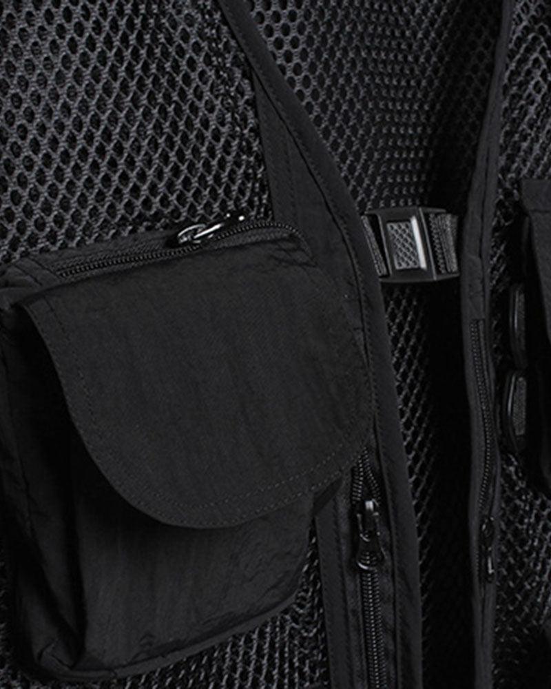 Fishnet Cargo Vest