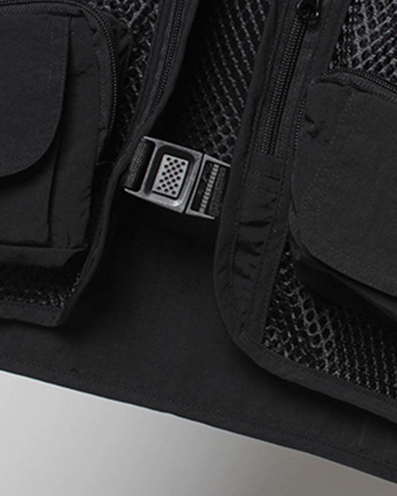 Fishnet Cargo Vest