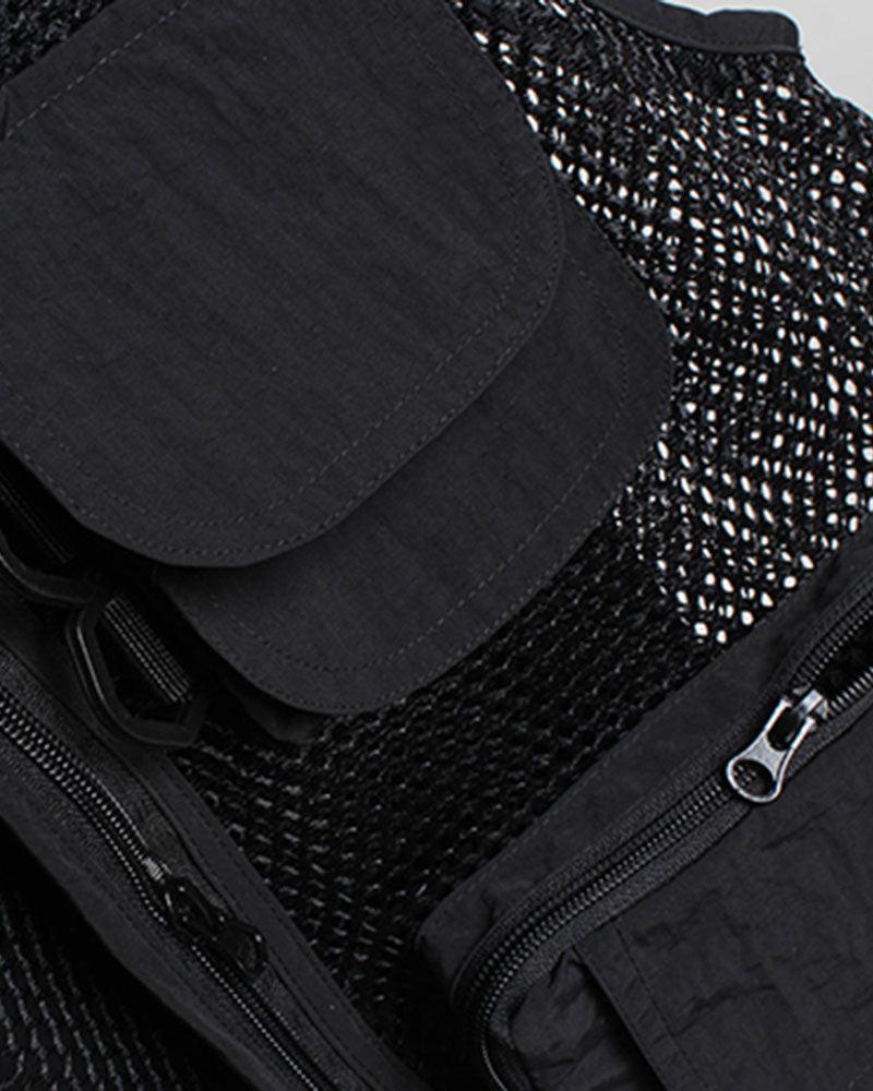 Fishnet Cargo Vest