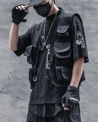 Fishnet Cargo Vest