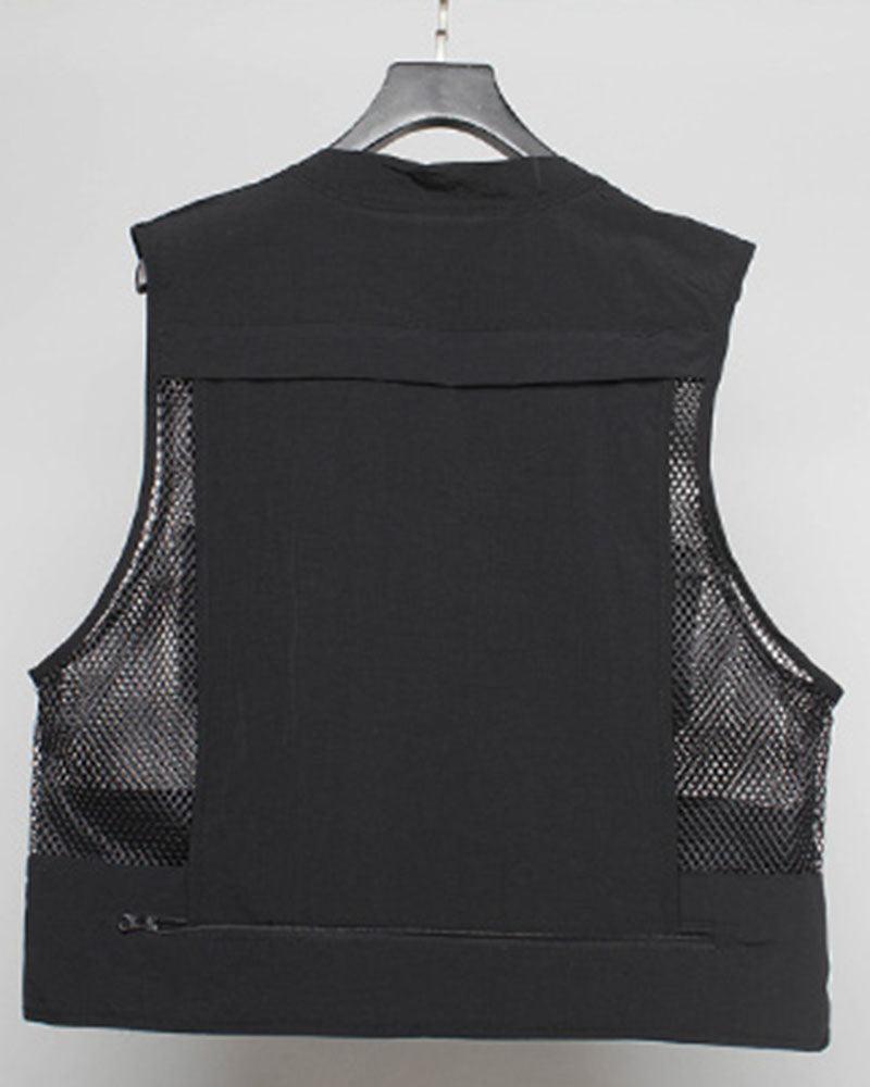 Fishnet Cargo Vest