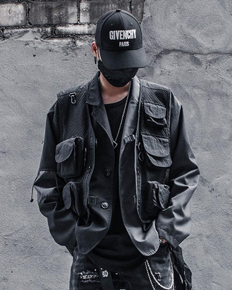 Fishnet Cargo Vest
