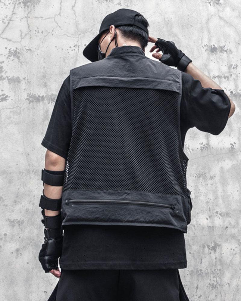 Fishnet Cargo Vest