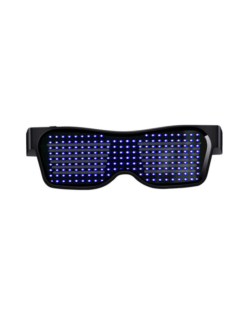 Cyberpunk LED Light Up Glasses  ( Customizable Text And Image Available)