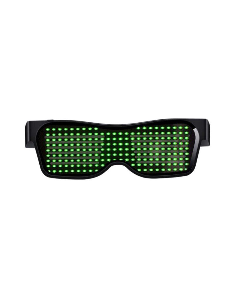 Cyberpunk LED Light Up Glasses  ( Customizable Text And Image Available)
