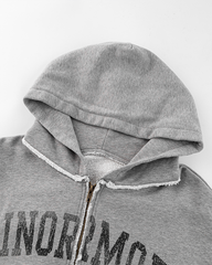 Vintage Graphic Zip-Up Hoodie