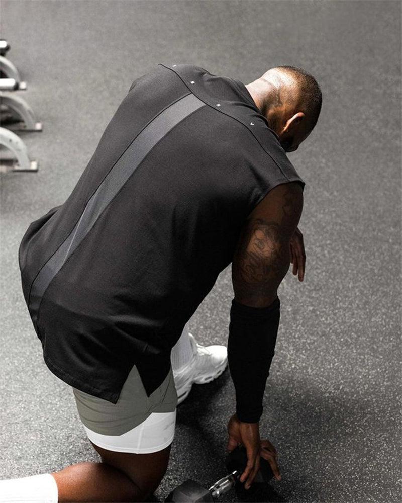 Sleeveless Mens Muscle Shirt