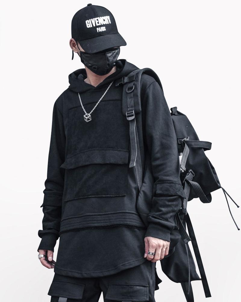Streetwear Black Ninja Hoodie