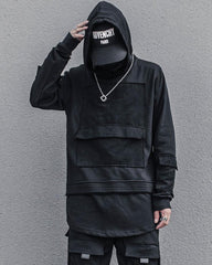 Streetwear Black Ninja Hoodie
