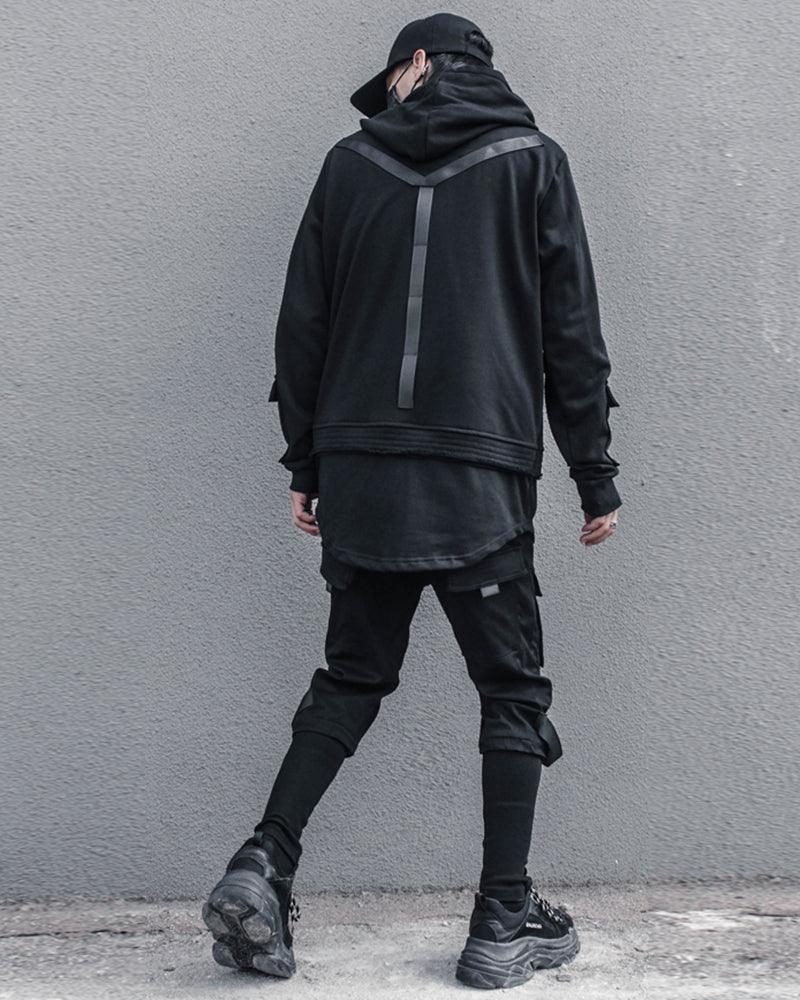 Streetwear Black Ninja Hoodie
