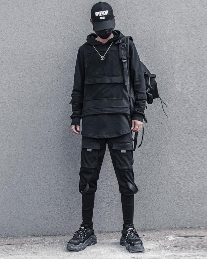 Streetwear Black Ninja Hoodie