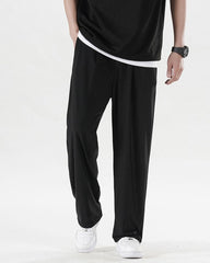 Summer Ice Silk Wide Leg Pants