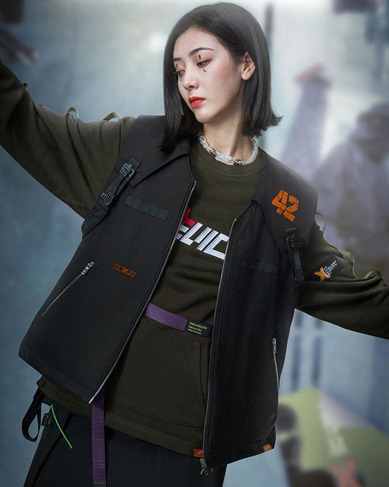 Cyberpunk Functional Unisex Cargo Vest