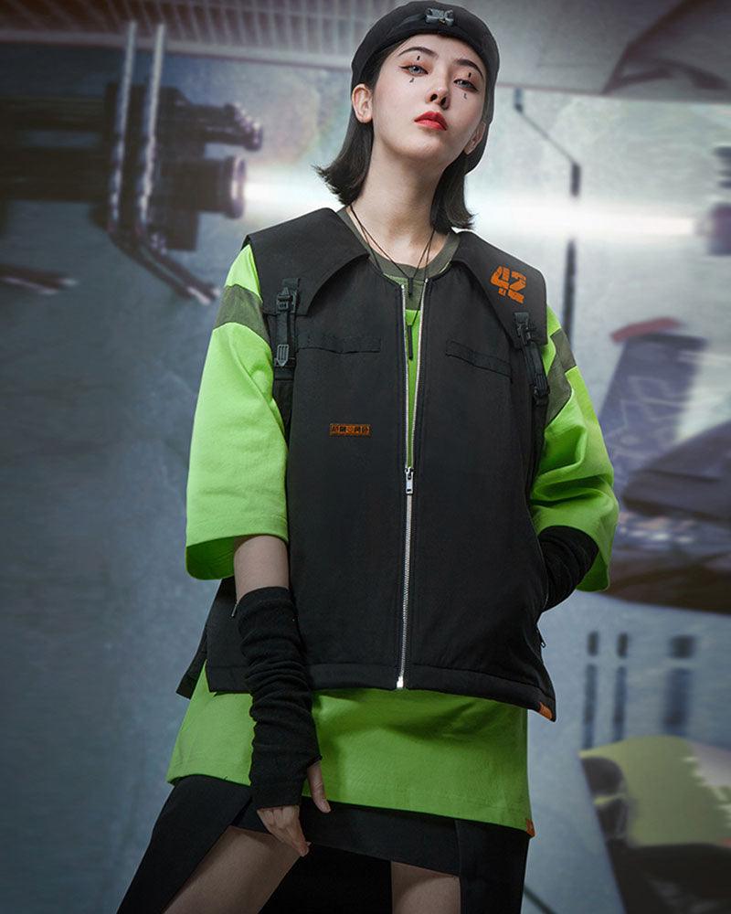 Cyberpunk Functional Unisex Cargo Vest