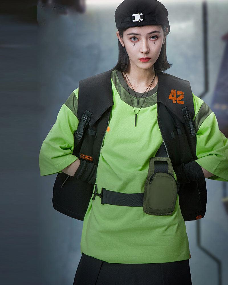 Cyberpunk Functional Unisex Cargo Vest