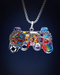 Cyberpunk Gamepad Mechanical Necklace