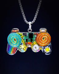 Cyberpunk Gamepad Mechanical Necklace