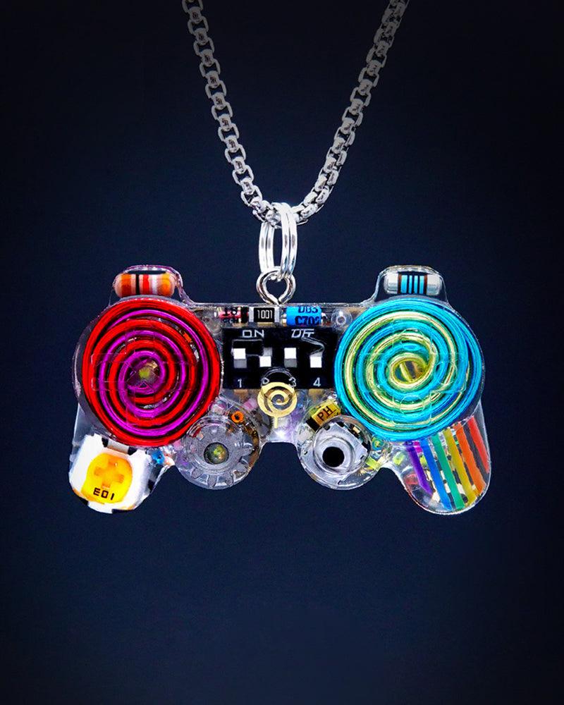 Cyberpunk Gamepad Mechanical Necklace