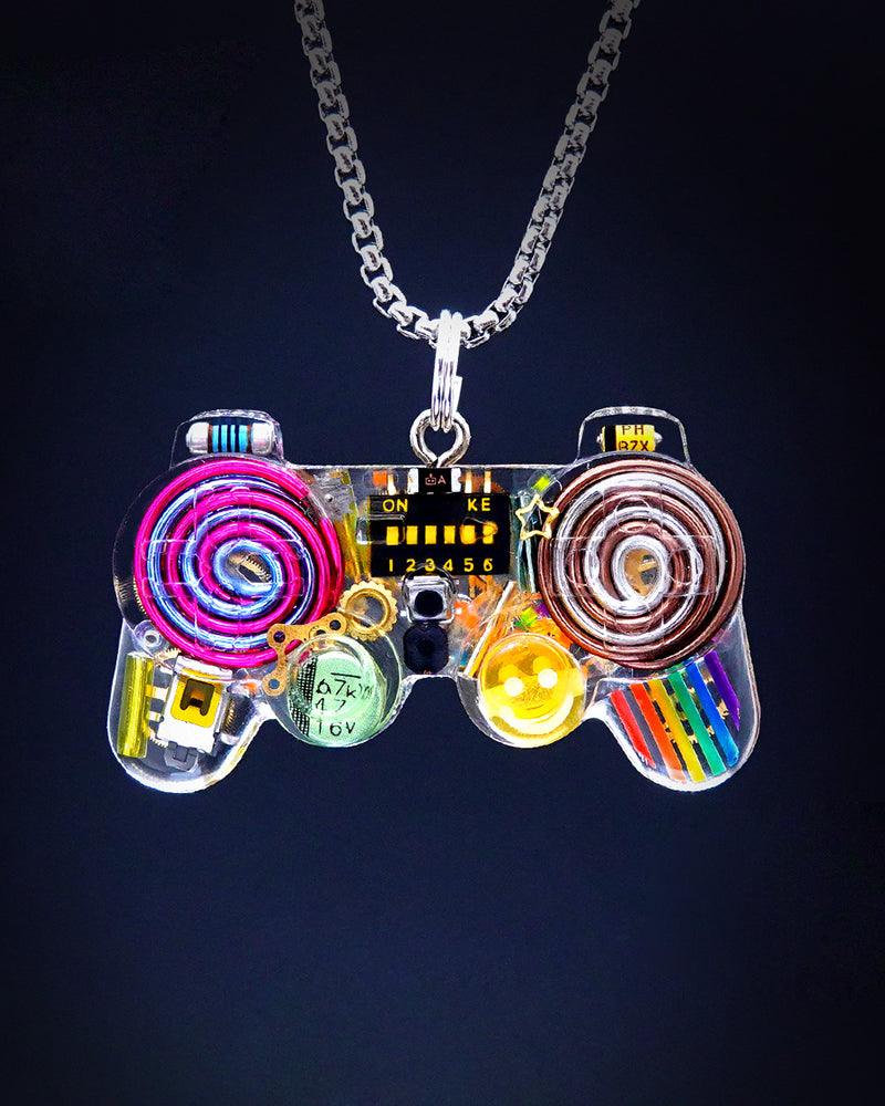 Cyberpunk Gamepad Mechanical Necklace