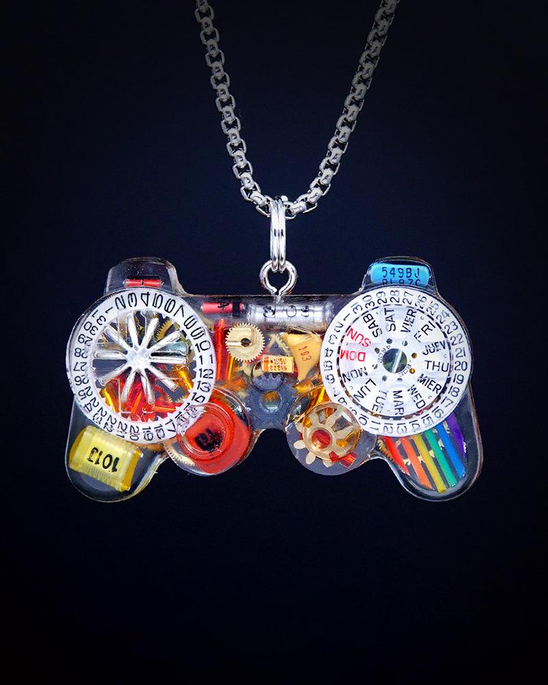 Cyberpunk Gamepad Mechanical Necklace
