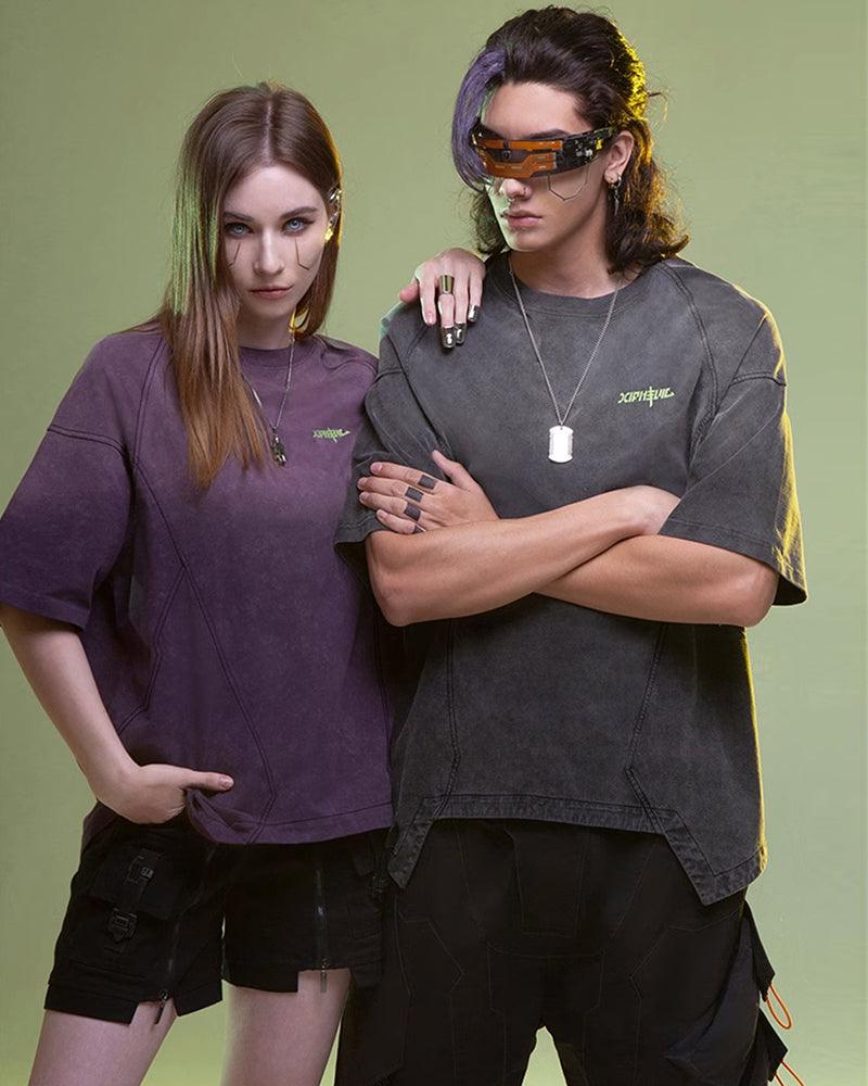 Cyberpunk Outfits Luminous Letters Unisex T-Shirt