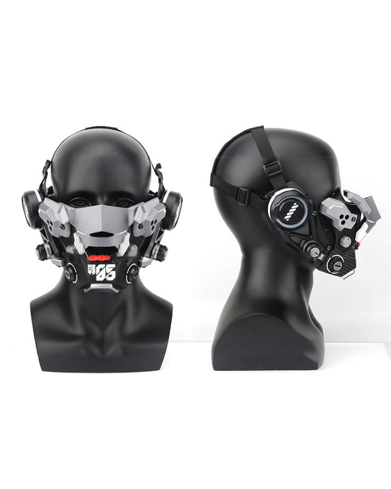 Cyberpunk Mesh Half Face Mask