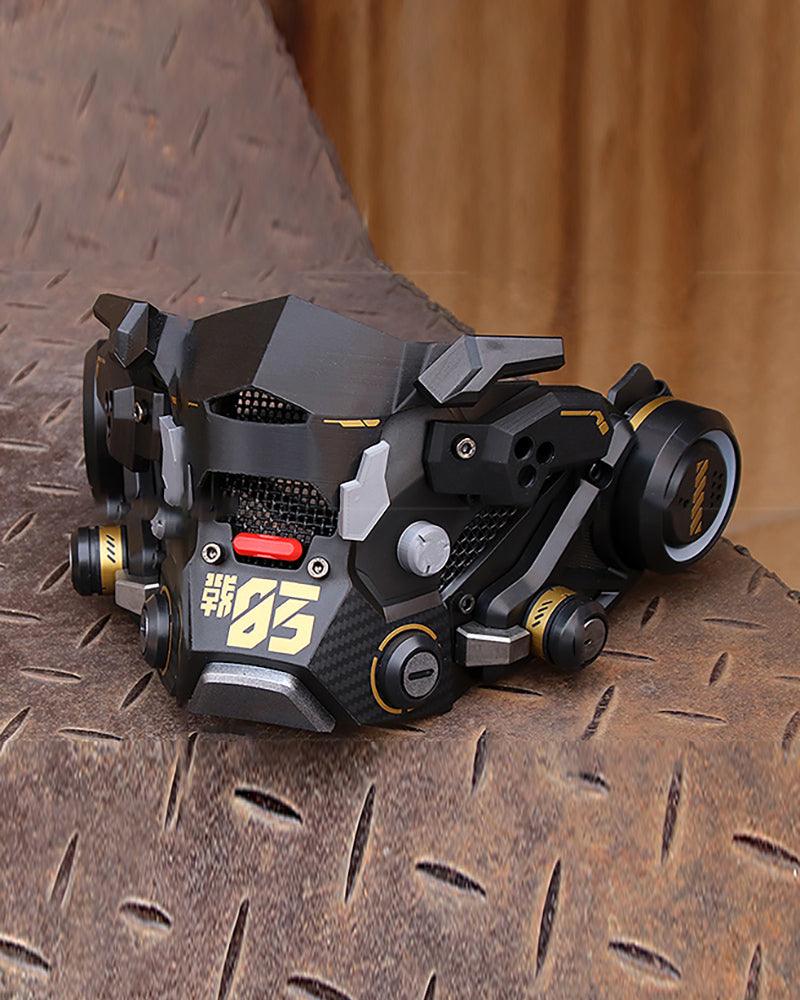 Cyberpunk Mesh Half Face Mask