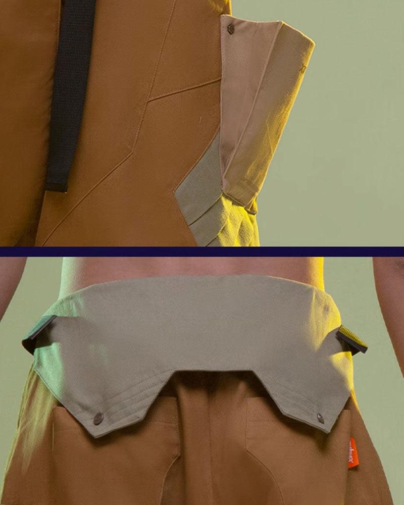 Fist Power Cyberpunk Washed Cargo Shorts