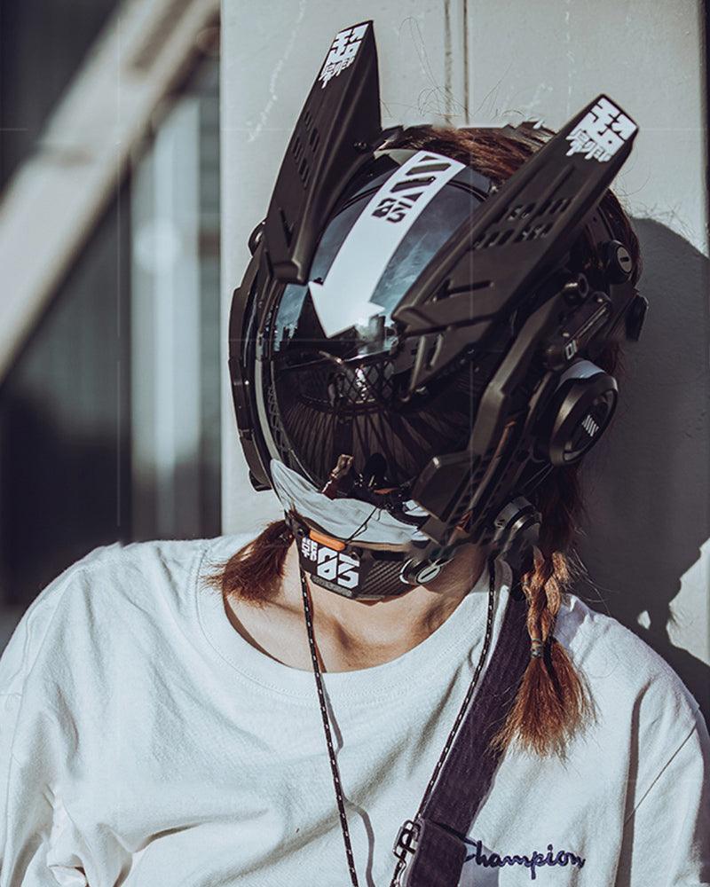 Futuristic Cosplay Cyberpunk Helmet Mask