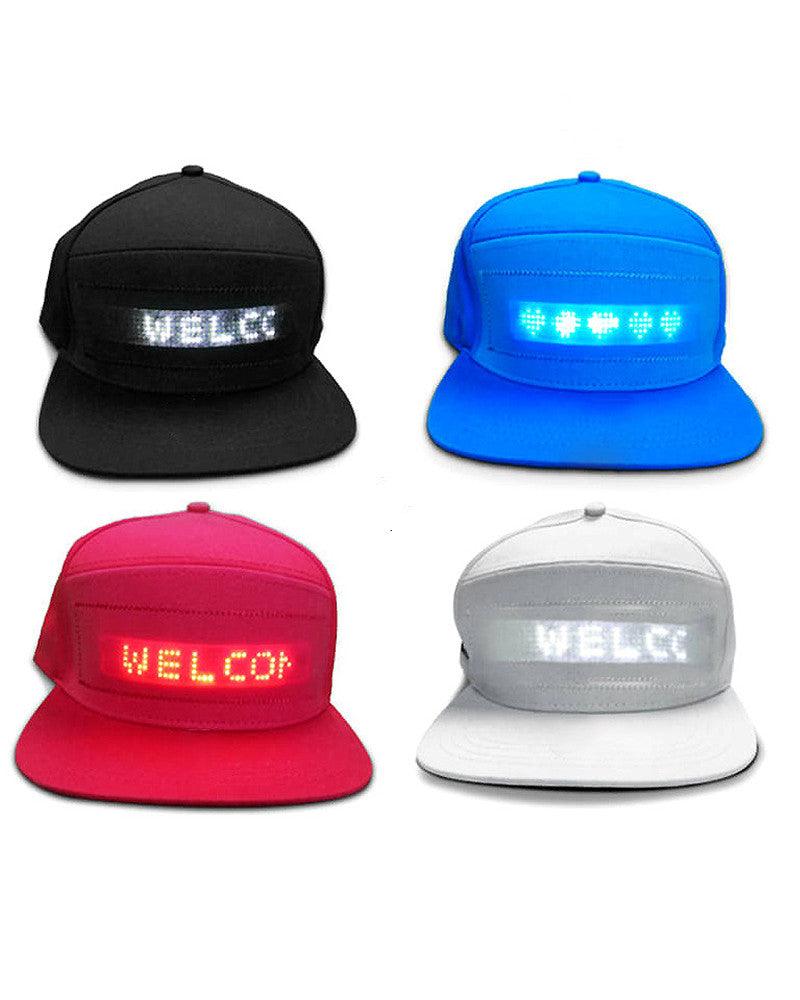 Dance Miracle  Cyberpunk Luminous Cap ( Customizable Text And Image Available)