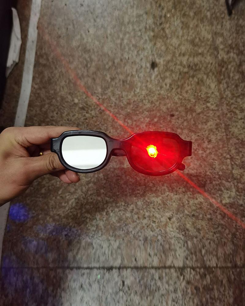 Detective Red Eye LED Glasses