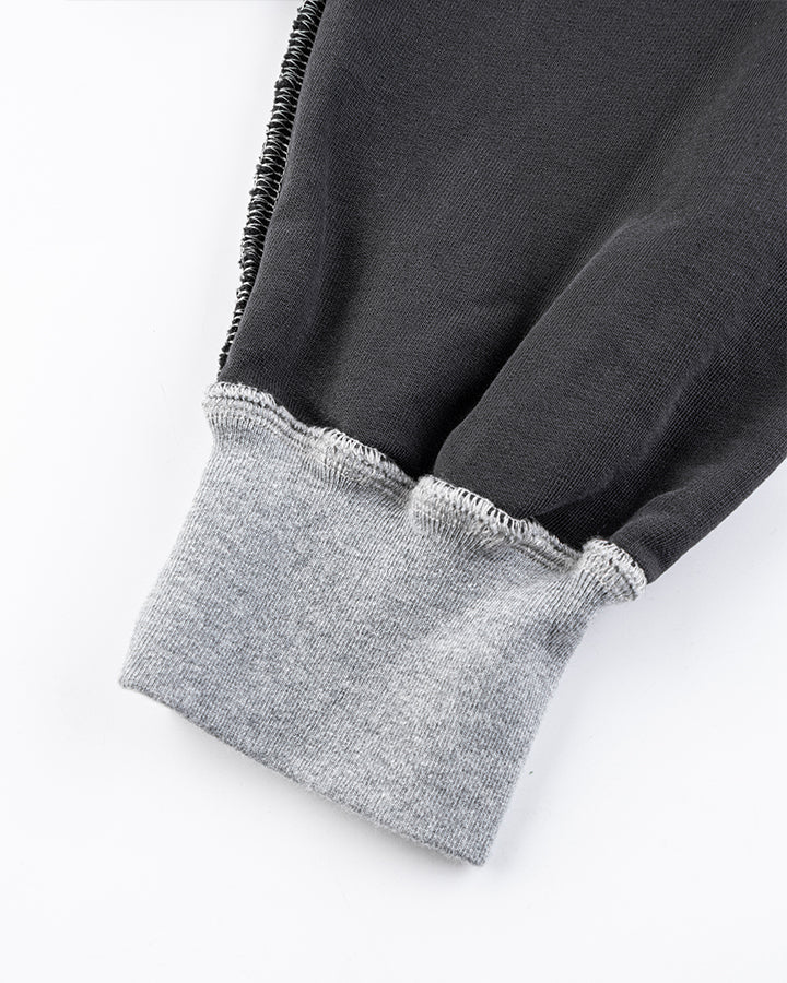 Crewneck Sweatshirt with Contrast Trim
