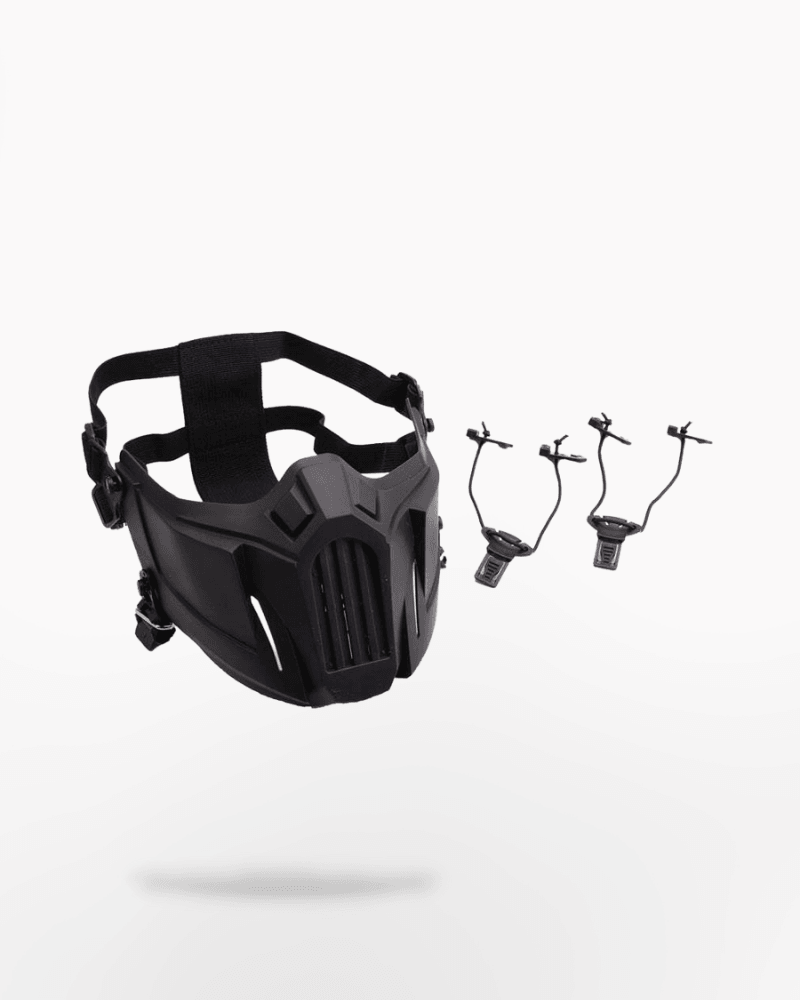 Outdoor Sport Black Half Face Mask
