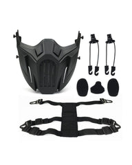 Outdoor Sport Black Half Face Mask