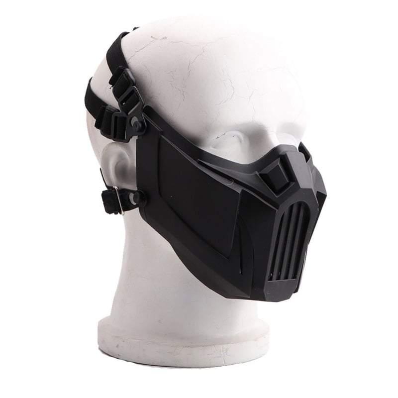 Outdoor Sport Black Half Face Mask