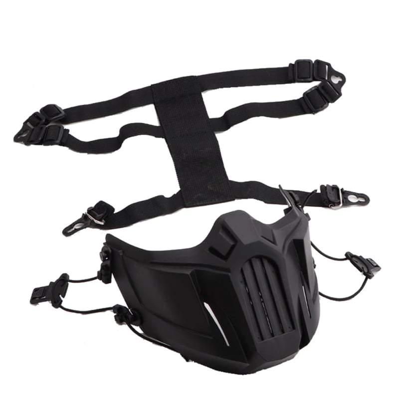 Outdoor Sport Black Half Face Mask