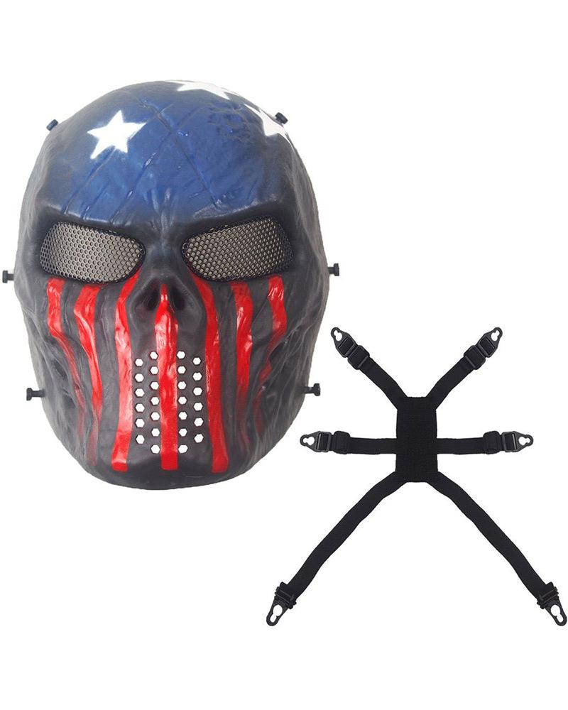 Graffiti Outdoor Tactical Skull Mask
