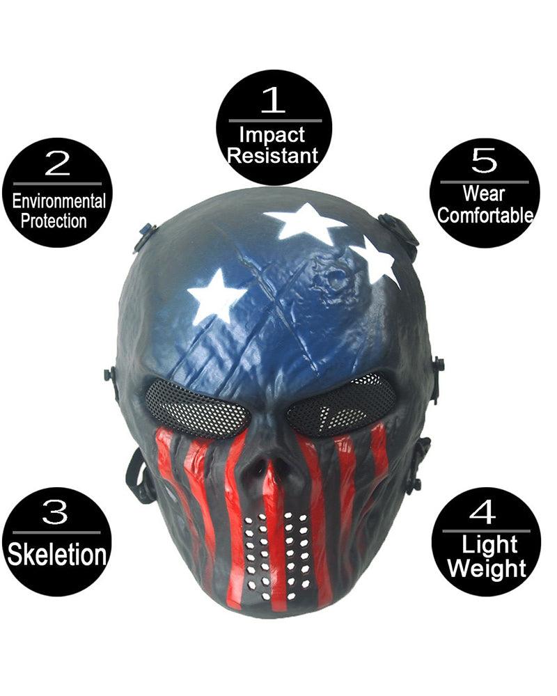 Graffiti Outdoor Tactical Skull Mask