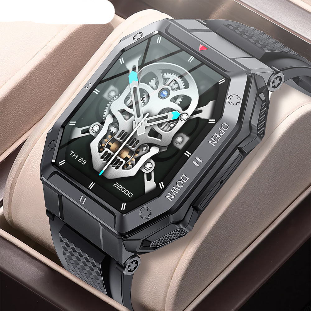 Futuristic Skull Smartwatch