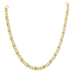 Shiny Rhinestones Star Chain