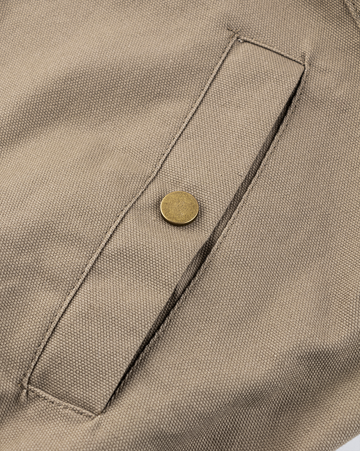 Fleece-Lined Vintage Workwear Jacket