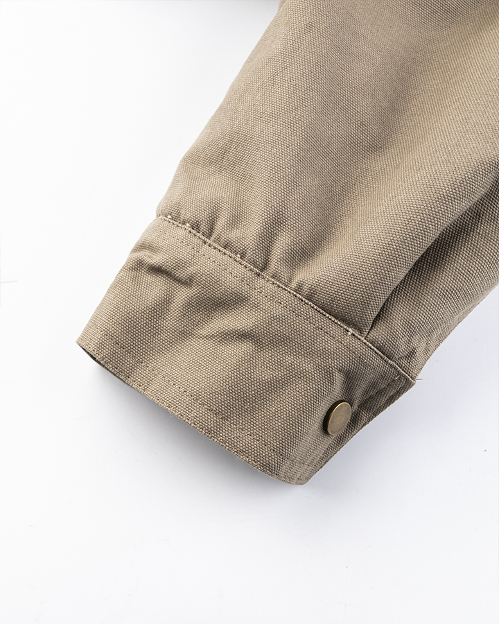 Fleece-Lined Vintage Workwear Jacket